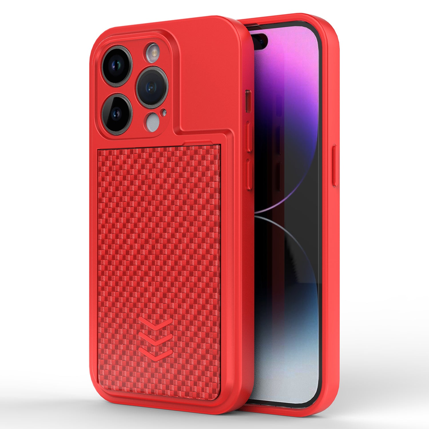 For iPhone 14 Pro Anti-scratch Phone Case TPU Phone Cover with PC Slide Card Holder For iPhone 14 Pro Anti-scratch Phone Case TPU Phone Cover with PC Slide Card Holder
